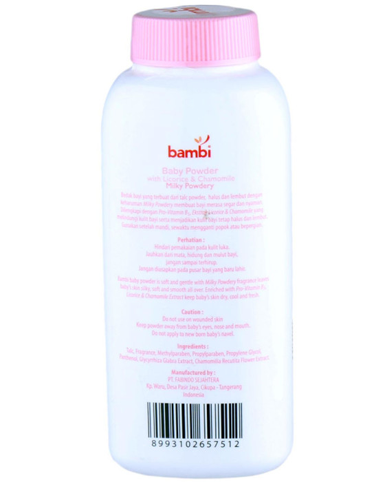 BAMBI BABY POWDER PINK 100GR