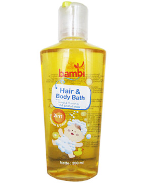BAMBI BABY HAIR N BODY BATH 2IN1 200ML