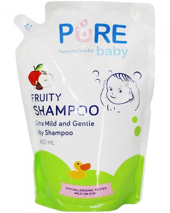 PUREBABY BABY SHAMPOO MILD N GENTLE FRUITY 450ML REFILL