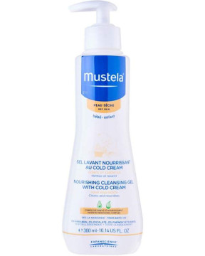 MUSTELA NOURISHING CLEANSING GEL WITH COLD CREAM 300ML