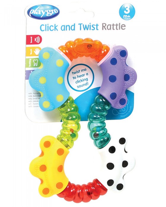 PLAYGRO 112055 CLICK AND TWIST RATTLE