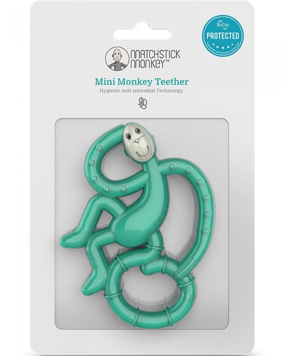 MATCHSTICK MINI MONKEY TEETHER - GREEN