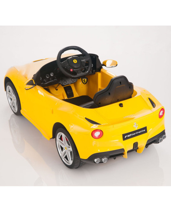 RASTAR MA-81900 FERRARI F12 RIDE ON CAR - YELLOW