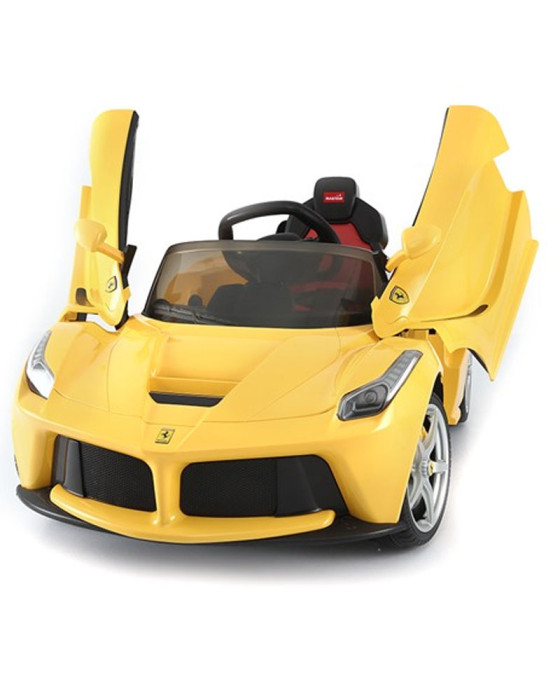 RASTAR MA-81900 FERRARI F12 RIDE ON CAR - YELLOW