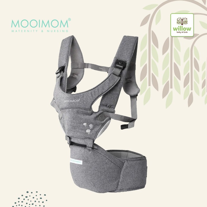 MOOIMOM K7913 HIPSEAT CARRIER GENDONGAN BAYI NAVY willowbabyshop