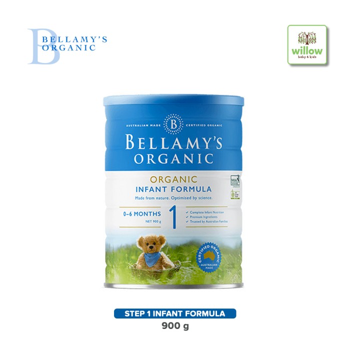 Bellamys Organic Step 1 Infant Formula 900gr | willowbabyshop